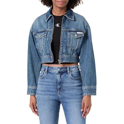 LV047D778G0MHXS Calvin Klein Jeans Damska DENIM CROPPED JACKET COLD SPRING LV047D778G Kurtki, Niebieski (COLD SPRINGS), XS, Niebieski (zimne sprężyny), XS LV047D778G0MHXS Calvin Klein Jeans Damska DENIM CROPPED JACKET COLD SPRING LV047D778G Kurtki, Niebieski (COLD SPRINGS), XS, Niebieski (zimne sprężyny), XS