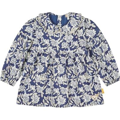 L002411209 Steiff Dziewczęca tunika z długim rękawem, Bijou Blue, Bijou Blue, 92 cm L002411209 Steiff Dziewczęca tunika z długim rękawem, Bijou Blue, Bijou Blue, 92 cm