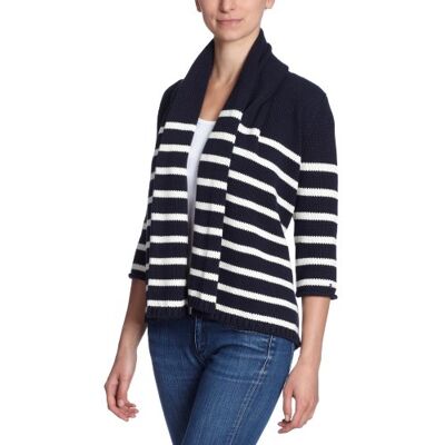 1M87602106 / FAIRFIELD STP CARDI Tommy Hilfiger Damski kardigan , Niebieski (Midnight/Essex Ivory), 44 1M87602106 / FAIRFIELD STP CARDI Tommy Hilfiger Damski kardigan , Niebieski (Midnight/Essex Ivory), 44