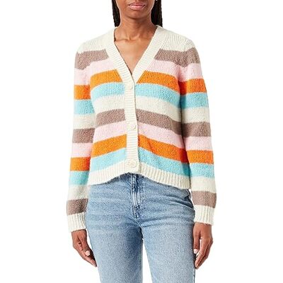 17139856 Bestseller A/S Damski kardigan Pcnatasha Ls Knit Noos Bc, Birch/Stripes:fssl-rose Shadow-peor-marine Blue, XL 17139856 Bestseller A/S Damski kardigan Pcnatasha Ls Knit Noos Bc, Birch/Stripes:fssl-rose Shadow-peor-marine Blue, XL