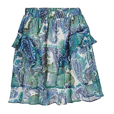 14088615 Vila Vifalia Fine Hw Skirt/Su spódniczka mini, Lapis Blue/Aop: fine, 36 14088615 Vila Vifalia Fine Hw Skirt/Su spódniczka mini, Lapis Blue/Aop: fine, 36