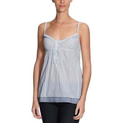 Kapri Tommy Jeans Damski tank top bez rękawów, Niebieski (Ensign Blue-eur/Classic White), 34 Kapri Tommy Jeans Damski tank top bez rękawów, Niebieski (Ensign Blue-eur/Classic White), 34
