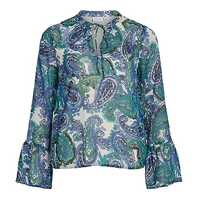 14088621 Vila Damska bluzka z nadrukiem Vifalia Fine L/S Top/Su, Lapis Blue/Aop: fine, 44 14088621 Vila Damska bluzka z nadrukiem Vifalia Fine L/S Top/Su, Lapis Blue/Aop: fine, 44