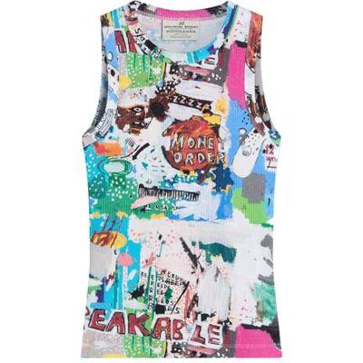 U9A01282T Scotch & Soda Koszulka bez rękawów Rib Racer U9A01282T Scotch & Soda Koszulka bez rękawów Rib Racer