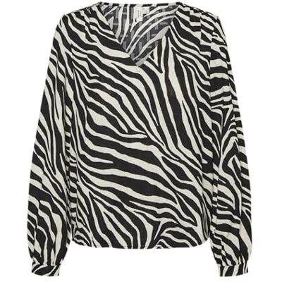 10323110 VERO MODA Vmteagan L/S V-Neck Top WVN Btq Ga bluzka z długim rękawem, Brzoza/Aop: teagan, S 10323110 VERO MODA Vmteagan L/S V-Neck Top WVN Btq Ga bluzka z długim rękawem, Brzoza/Aop: teagan, S