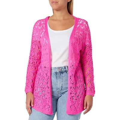 19026470-AL04 aleva Kardigan damski , różowy, M/L, Rosa, M-L 19026470-AL04 aleva Kardigan damski , różowy, M/L, Rosa, M-L