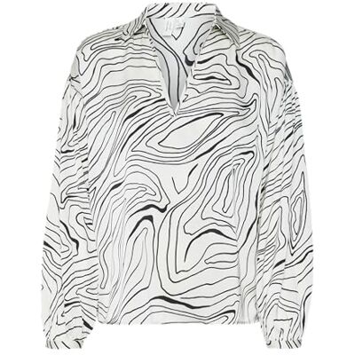 10319498 VMROBIN L/S dekolt w serek top WVN EXP BTQ GA, Brzoza/Aop: robin, L 10319498 VMROBIN L/S dekolt w serek top WVN EXP BTQ GA, Brzoza/Aop: robin, L