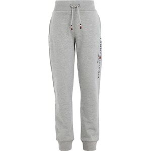 KS0KS00214 Tommy Hilfiger Unisex Dzieci Spodnie sportowe Monogram, Light Grey Heather, 10 años KS0KS00214 Tommy Hilfiger Unisex Dzieci Spodnie sportowe Monogram, Light Grey Heather, 10 años