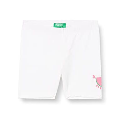 3P4ZGF00N United Colors of Benetton Dziewczęce legginsy , białe 101, 86 3P4ZGF00N United Colors of Benetton Dziewczęce legginsy , białe 101, 86