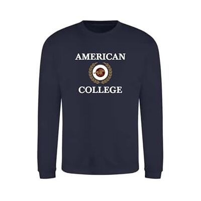 ACSCRW7 NAVY 10ANS AMERICAN COLLEGE USA Bluza Sweter z nadrukiem Ciepłe ubrania Unisex Dzieci Chłopcy i Dziewczęta Casual Model ACSCRW7 Granatowy 10 Lat, Niebieski, 10 lat ACSCRW7 NAVY 10ANS AMERICAN COLLEGE USA Bluza Sweter z nadrukiem Ciepłe ubrania Unisex Dzieci Chłopcy i Dziewczęta Casual Model ACSCRW7 Granatowy 10 Lat, Niebieski, 10 lat