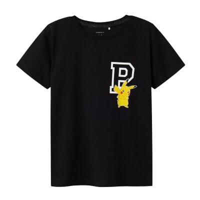 13238582-4672200 NAME IT Boy T-Shirt Pokémon, czarny, 146-152 13238582-4672200 NAME IT Boy T-Shirt Pokémon, czarny, 146-152