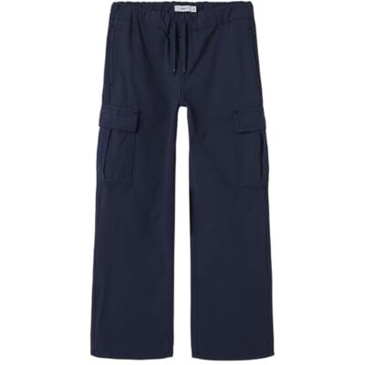 13243800-4829656 NAME IT Chłopięce Nkmryan Twill Cargo Pant S 5553-Va, indygo (Mood Indigo), 128 13243800-4829656 NAME IT Chłopięce Nkmryan Twill Cargo Pant S 5553-Va, indygo (Mood Indigo), 128