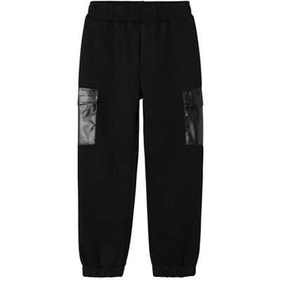 13220202 NAME IT Nkflelia Pant Unb Noos spodnie dziewczęce, czarny, 116 cm 13220202 NAME IT Nkflelia Pant Unb Noos spodnie dziewczęce, czarny, 116 cm