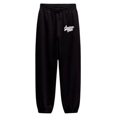 ACJOGW1 BLACK 14ANS AMERICAN COLLEGE USA Spodnie Jogginsy i legginsy krótkie obcisłe sportowe odzież dziecięca unisex chłopiec dziewczyna model ACJOGW1 czarny 14 lat, Kolor: czarny, 14 lat ACJOGW1 BLACK 14ANS AMERICAN COLLEGE USA Spodnie Jogginsy i legginsy krótkie obcisłe sportowe odzież dziecięca unisex chłopiec dziewczyna model ACJOGW1 czarny 14 lat, Kolor: czarny, 14 lat