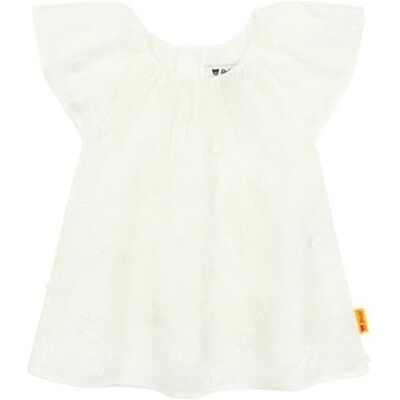 L002512467 Steiff Dziewczęca sukienka dziecięca, Bright White, 74 L002512467 Steiff Dziewczęca sukienka dziecięca, Bright White, 74