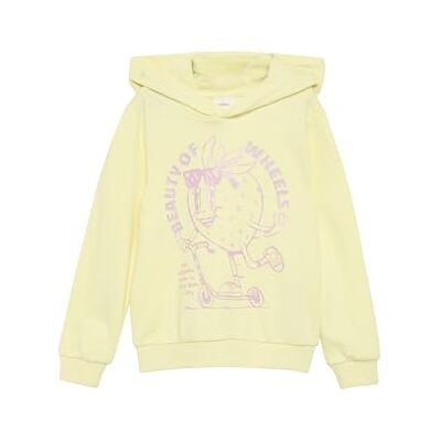 2163150 s.Oliver Junior Dziewczęca bluza z kapturem z nadrukiem z przodu, 1120 cm, 92-98 2163150 s.Oliver Junior Dziewczęca bluza z kapturem z nadrukiem z przodu, 1120 cm, 92-98