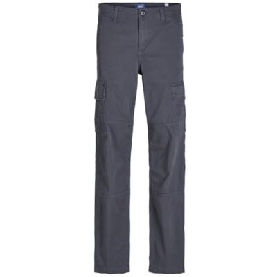12261034 JACK&JONES JUNIOR Jpstkane Jjharlow Cargo Sn Mni bojówki chłopięce, czarny, 98 12261034 JACK&JONES JUNIOR Jpstkane Jjharlow Cargo Sn Mni bojówki chłopięce, czarny, 98
