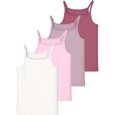13243389-4978289 NAME IT Dziewczęcy Nkfstrap Top 4P Solid Noos, Rose Wine, Numeric_86 (4 sztuki), Rose Wine, numeric_86 13243389-4978289 NAME IT Dziewczęcy Nkfstrap Top 4P Solid Noos, Rose Wine, Numeric_86 (4 sztuki), Rose Wine, numeric_86