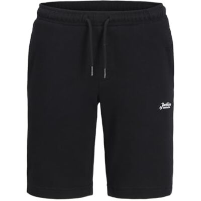 12270663-4669134 JACK & JONES Jpstgordon Jjbeau męskie szorty dresowe Jnr, czarny, 128 12270663-4669134 JACK & JONES Jpstgordon Jjbeau męskie szorty dresowe Jnr, czarny, 128