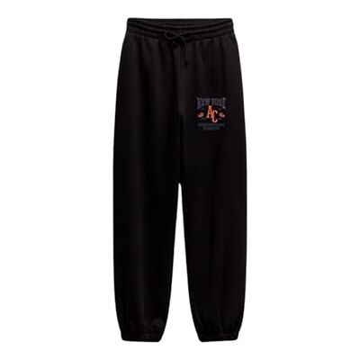 ACPAN236 Noir Taille 8 Ans AMERICAN COLLEGE USA Spodnie do joggingu Chłopiec Dziewczynka Mieszane Dziecko, czarny, 8 lat ACPAN236 Noir Taille 8 Ans AMERICAN COLLEGE USA Spodnie do joggingu Chłopiec Dziewczynka Mieszane Dziecko, czarny, 8 lat
