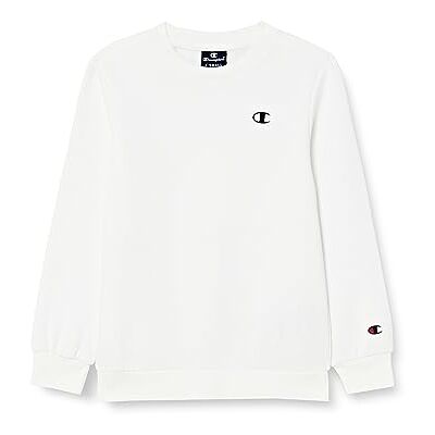 306577 Champion Chłopięca bluza z kapturem Legacy Basics B-Ultralight Powerblend Fleece Crewneck, biały, 15-16 Lat 306577 Champion Chłopięca bluza z kapturem Legacy Basics B-Ultralight Powerblend Fleece Crewneck, biały, 15-16 Lat