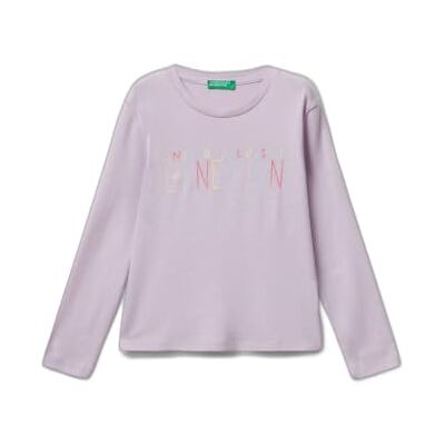 3I9WG10JS United Colors of Benetton Koszulka M/L, Fioletowy, 5 lat 3I9WG10JS United Colors of Benetton Koszulka M/L, Fioletowy, 5 lat