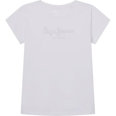 PG503068 Pepe Jeans Nina Legginsy dla dziewczynek, Biały (White), 4 lat PG503068 Pepe Jeans Nina Legginsy dla dziewczynek, Biały (White), 4 lat