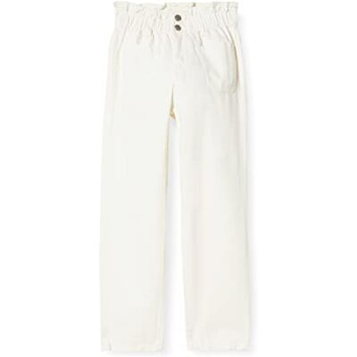 50106555D Teddy Smith Dziewczęce spodnie Fille Pantalon P-emy Pocket Jr Used Jeans, Środkowa biel, 10 lat 50106555D Teddy Smith Dziewczęce spodnie Fille Pantalon P-emy Pocket Jr Used Jeans, Środkowa biel, 10 lat