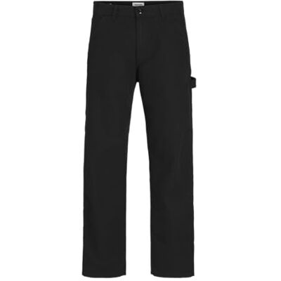 12263700 JACK&JONES JUNIOR JPSTALEX JJBARKLEY Carpenter Pant JNR, czarny, 140 12263700 JACK&JONES JUNIOR JPSTALEX JJBARKLEY Carpenter Pant JNR, czarny, 140