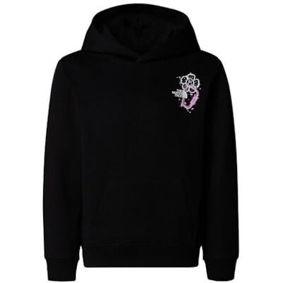 NF0A8AXR The North Face Dziewczynki Graphic Relaxed Bluza z kapturem Tnf Black 140 NF0A8AXR The North Face Dziewczynki Graphic Relaxed Bluza z kapturem Tnf Black 140