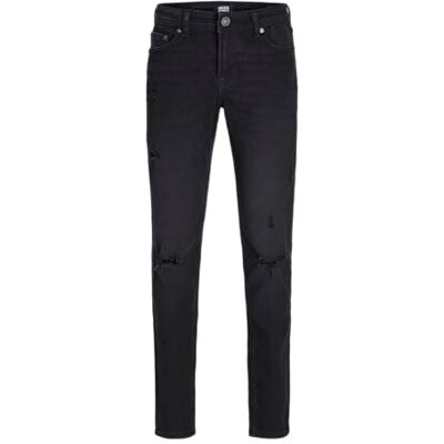 12259331-4525581 JACK&JONES JUNIOR Jeansy chłopięce, czarny denim, 164 12259331-4525581 JACK&JONES JUNIOR Jeansy chłopięce, czarny denim, 164