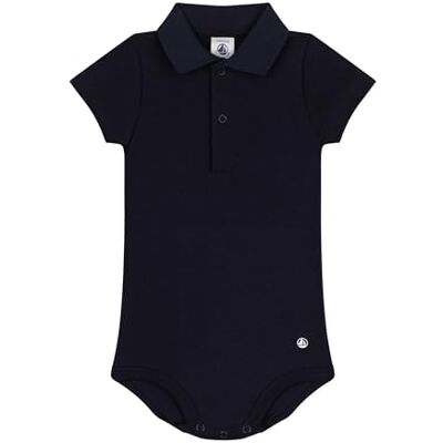 A09ZH Petit Bateau Body z krótkim rękawem, dekolt polo dla dzieci 0-24 (opakowanie 1), palenie, 3 miesięcy A09ZH Petit Bateau Body z krótkim rękawem, dekolt polo dla dzieci 0-24 (opakowanie 1), palenie, 3 miesięcy