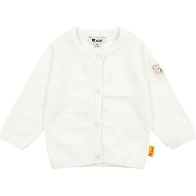 L002512470 Steiff Dziecięcy sweter z dzianiny, Bright White, 56 cm L002512470 Steiff Dziecięcy sweter z dzianiny, Bright White, 56 cm