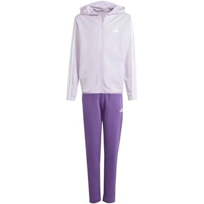 KE0991 adidas uniseks-kind ESSENTIALS 3 STRIPES TRACKSUIT, ice lavender/white, 13-14 Years KE0991 adidas uniseks-kind ESSENTIALS 3 STRIPES TRACKSUIT, ice lavender/white, 13-14 Years