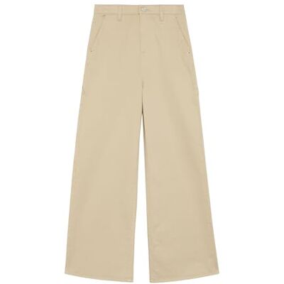 2162340.8406.164/REG s.Oliver Spodnie Twill/Regular Fit/High Rise/Wide Leg Sandstein 164/REG, Piaskowiec, 164 2162340.8406.164/REG s.Oliver Spodnie Twill/Regular Fit/High Rise/Wide Leg Sandstein 164/REG, Piaskowiec, 164