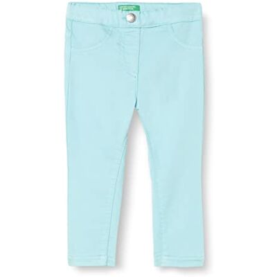 4U40GE00B United Colors of Benetton Dżinsy dziewczęce, acquamarina 3l7, 90 cm 4U40GE00B United Colors of Benetton Dżinsy dziewczęce, acquamarina 3l7, 90 cm