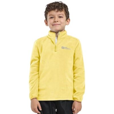 1605555_M0064 Jack Wolfskin Dziewczęcy sweter Taunus Halfzip K, Lód cytrynowy, 128 1605555_M0064 Jack Wolfskin Dziewczęcy sweter Taunus Halfzip K, Lód cytrynowy, 128