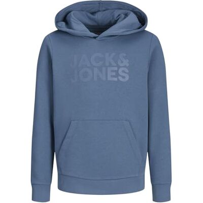 12152841 JACK & JONES Boy bluza z kapturem Logo bluza z kapturem Junior, Oceanview, 152 12152841 JACK & JONES Boy bluza z kapturem Logo bluza z kapturem Junior, Oceanview, 152