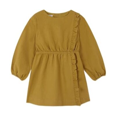 W13VVTCA103V0 Gocco Dziewczęca sukienka boczna Vestido Volante, Verde Lima, 10 lat W13VVTCA103V0 Gocco Dziewczęca sukienka boczna Vestido Volante, Verde Lima, 10 lat
