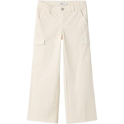 13220718 NKFROSE Wide Twill Cargo 8108-BA NOOS, Turtledove, 116 cm 13220718 NKFROSE Wide Twill Cargo 8108-BA NOOS, Turtledove, 116 cm