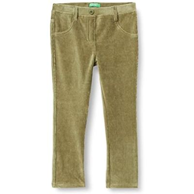 4DZB57MI0 United Colors of Benetton Spodnie dziewczęce, Zielony 34F, 9 Miesiące 4DZB57MI0 United Colors of Benetton Spodnie dziewczęce, Zielony 34F, 9 Miesiące