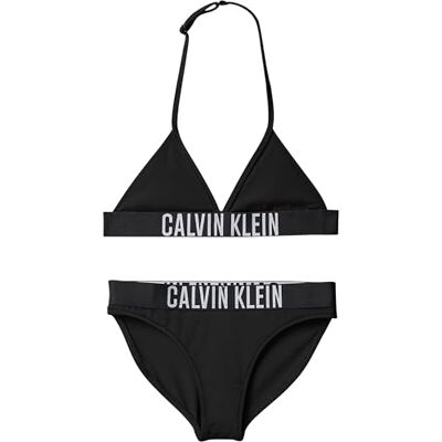 KY0KY00090 CK JEANS Dziewczęcy trójkąt bikini zestaw trójkątny, czarny (Pvh Black), 8-10, Czarny (Pvh czarny), 8-10 Lat KY0KY00090 CK JEANS Dziewczęcy trójkąt bikini zestaw trójkątny, czarny (Pvh Black), 8-10, Czarny (Pvh czarny), 8-10 Lat