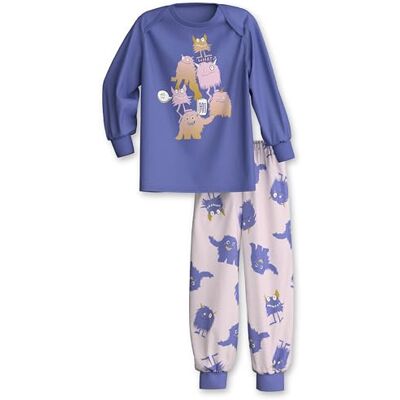 57878 CALIDA Piżama dla małych dzieci, Violet Storm, 92-98 57878 CALIDA Piżama dla małych dzieci, Violet Storm, 92-98