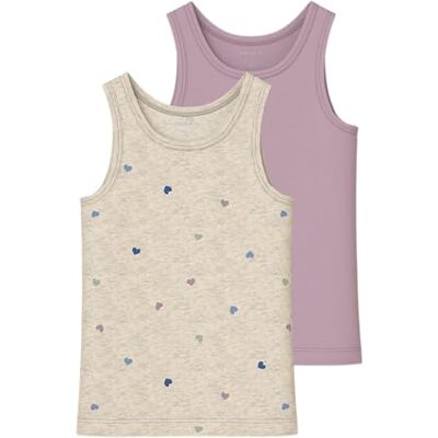 13252385-4982077 NAME IT Dziewczęcy Nmftank Top 2P Hearts Noos, Peyote Melange, Numeric_92, Peyote Melange, numeric_92 13252385-4982077 NAME IT Dziewczęcy Nmftank Top 2P Hearts Noos, Peyote Melange, Numeric_92, Peyote Melange, numeric_92