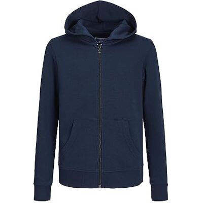 12182519 Jack & Jones Chłopcy Jjebasic Bluza z Kapturem, Navy, 128 12182519 Jack & Jones Chłopcy Jjebasic Bluza z Kapturem, Navy, 128