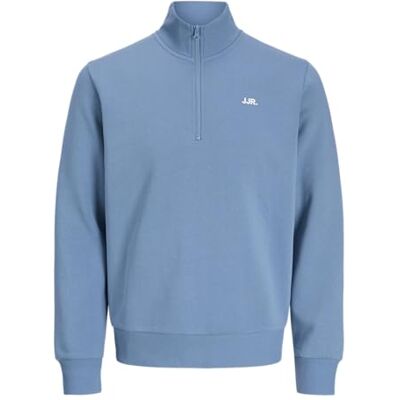 12263853-4781298 Jrebrebel Logo Sweat Half Zip, niebieski, L 12263853-4781298 Jrebrebel Logo Sweat Half Zip, niebieski, L
