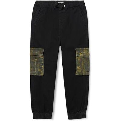 23WBPW02 Desigual Spodnie chłopięce Barclay Casual, czarny, L 23WBPW02 Desigual Spodnie chłopięce Barclay Casual, czarny, L