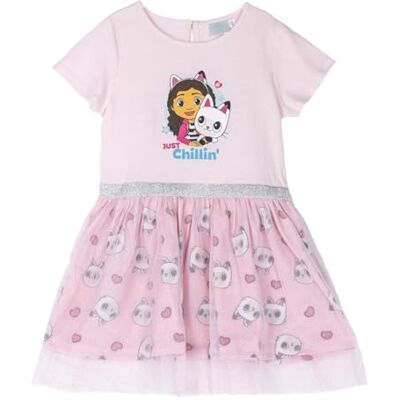 2900002053 Sukienka dziecięca Gabby's Dollhouse Beżowo-Różowa Wielkosc 3 lata Wykonane w 100% z bawełny 145 gsm Gabby i majtki oryginalny produkt zaprojektowany w Polsce, Beżowy i różowy, 3 años 2900002053 Sukienka dziecięca Gabby's Dollhouse Beżowo-Różowa Wielkosc 3 lata Wykonane w 100% z bawełny 145 gsm Gabby i majtki oryginalny produkt zaprojektowany w Polsce, Beżowy i różowy, 3 años