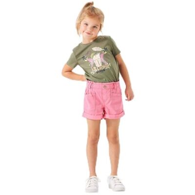 O44532 Garcia Kids _dziewczęce szorty, Intensywny ró?, 104 cm O44532 Garcia Kids _dziewczęce szorty, Intensywny ró?, 104 cm