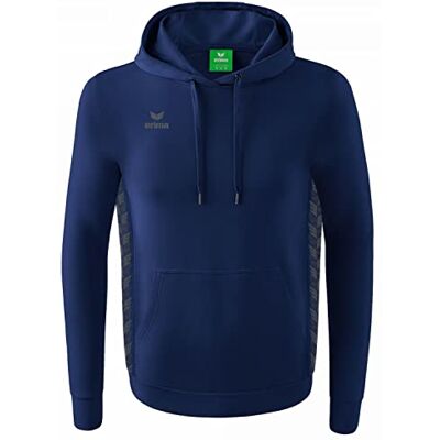 2072208 Erima Uniseks dzieci Essential Team Basic Bluza z kapturem (), new navy/slate grey, 164 2072208 Erima Uniseks dzieci Essential Team Basic Bluza z kapturem (), new navy/slate grey, 164
